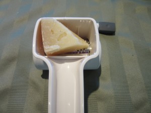 Cheese in grater