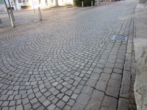 Stone paved streets