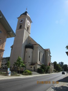 Church in downtown Feldkirchen-Westerham
