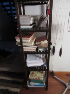 Cook book shelf