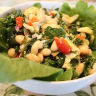 Mediterranean Kale and Cannelloni Bean Salad