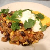 Beef and Bean Tamale Pie